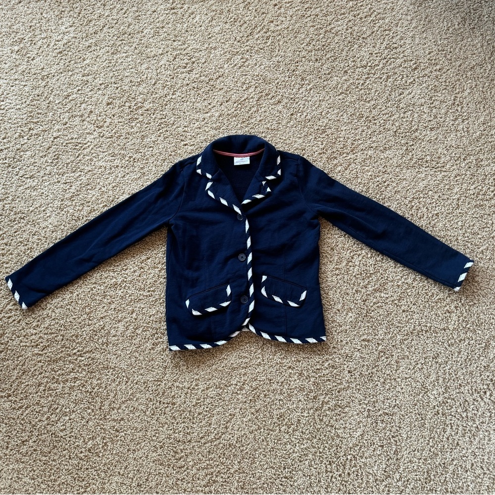 Hanna Andersson Girl’s Navy Blue Blazer Kid’s Size 10